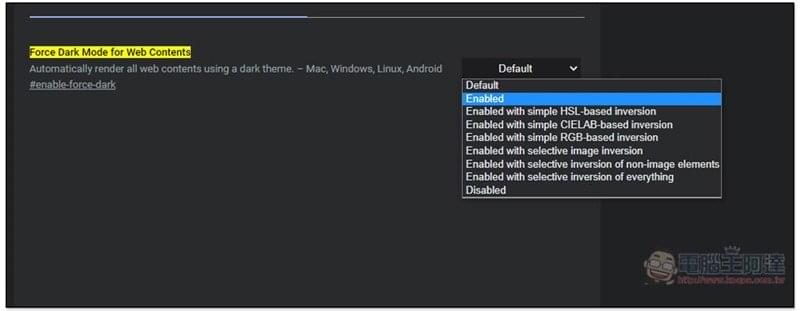 Chrome浏览器隐藏设置 “夜间模式” 打开教程