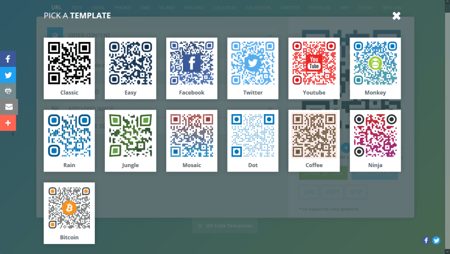 QRCode Monkey:免费 QRCode 二维码产生器 样式颜色随你设计 QRCode Monkey:免费 QRCode 二维码产生器 样式颜色随你设计