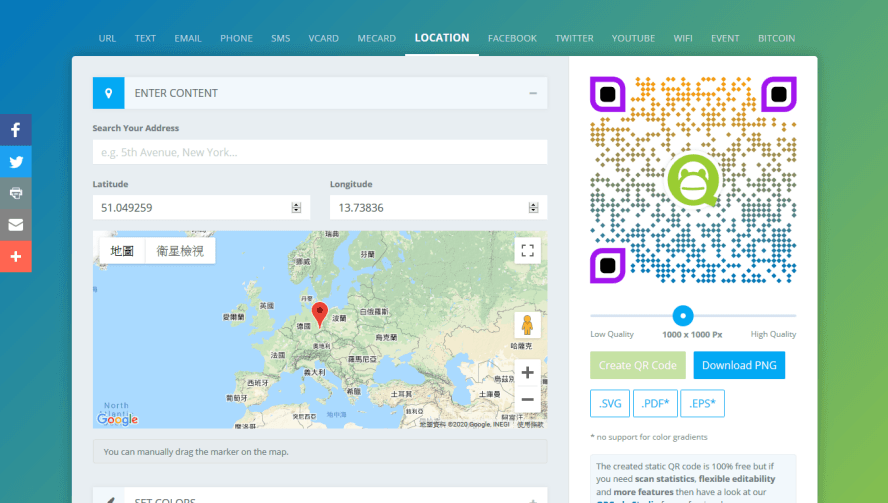 QRCode Monkey:免费 QRCode 二维码产生器 样式颜色随你设计