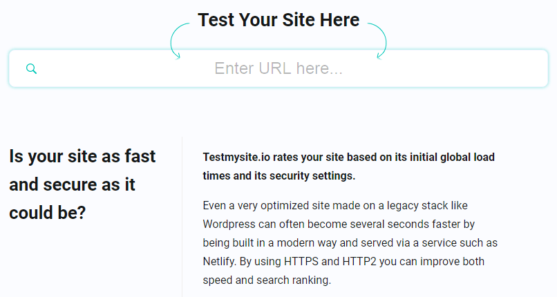 Testmysite.io 国外网站速度测试工具