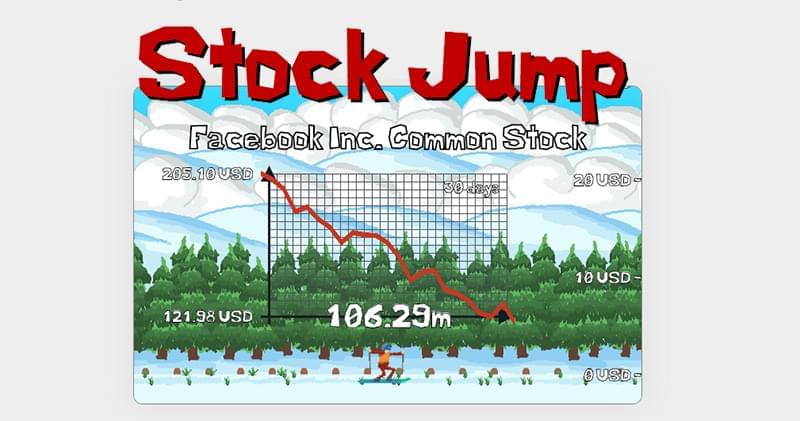 Stock Jump：股票走势跳远小游戏