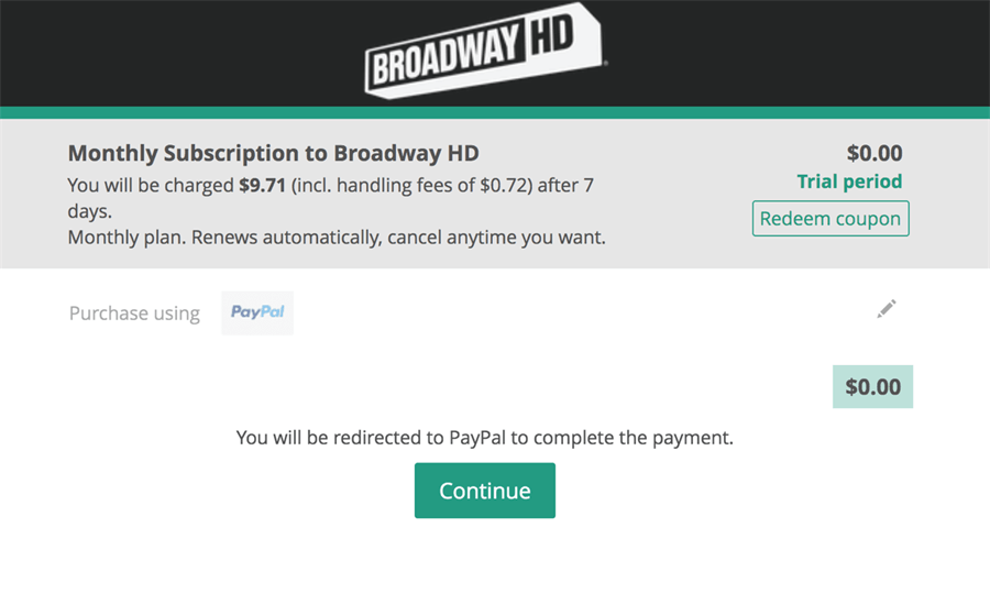 BroadwayHD ：百老汇音乐剧平台