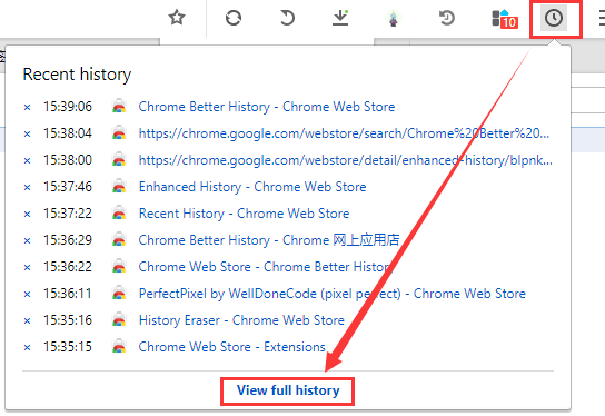 Chrome Better History：为浏览器历史记录提供更好的使用体验