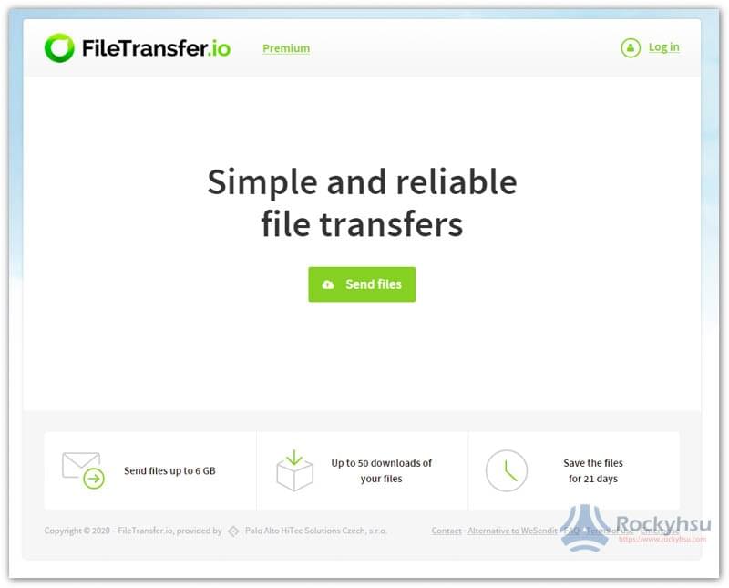 Filetransfer.io：操作超简单 免注册 提供最大 6GB、无文件数量限制的免费文件分享空间