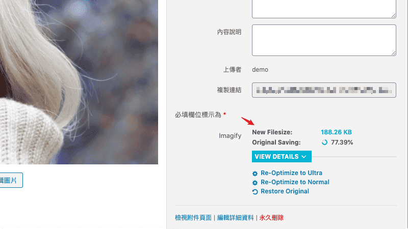 Imagify：线上图片免费压缩工具 三种压缩等级帮你减少图片文件大小 还提供 WordPress 扩展自动压缩上传图片