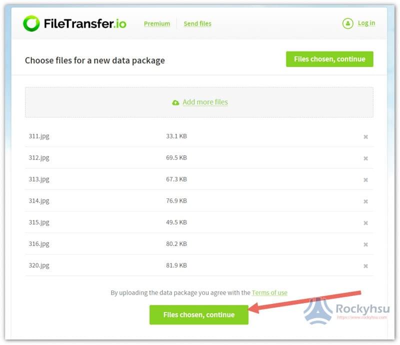 Filetransfer.io：操作超简单 免注册 提供最大 6GB、无文件数量限制的免费文件分享空间