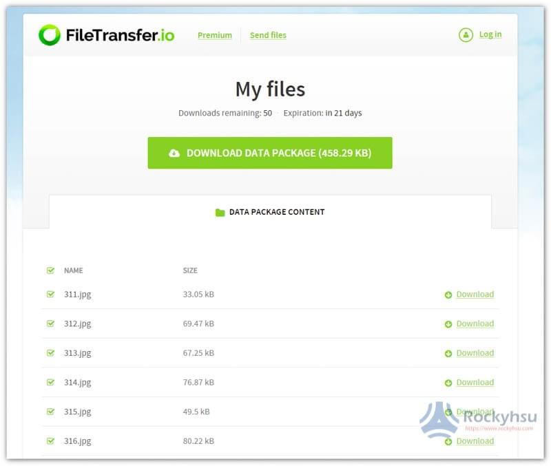 Filetransfer.io：操作超简单 免注册 提供最大 6GB、无文件数量限制的免费文件分享空间