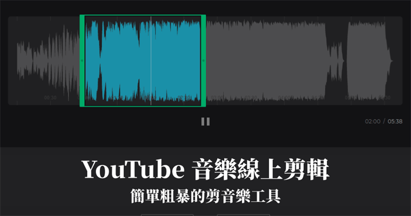 Audio Cutter Online：史上最简单 YouTube 音频文件获取及在线裁剪工具