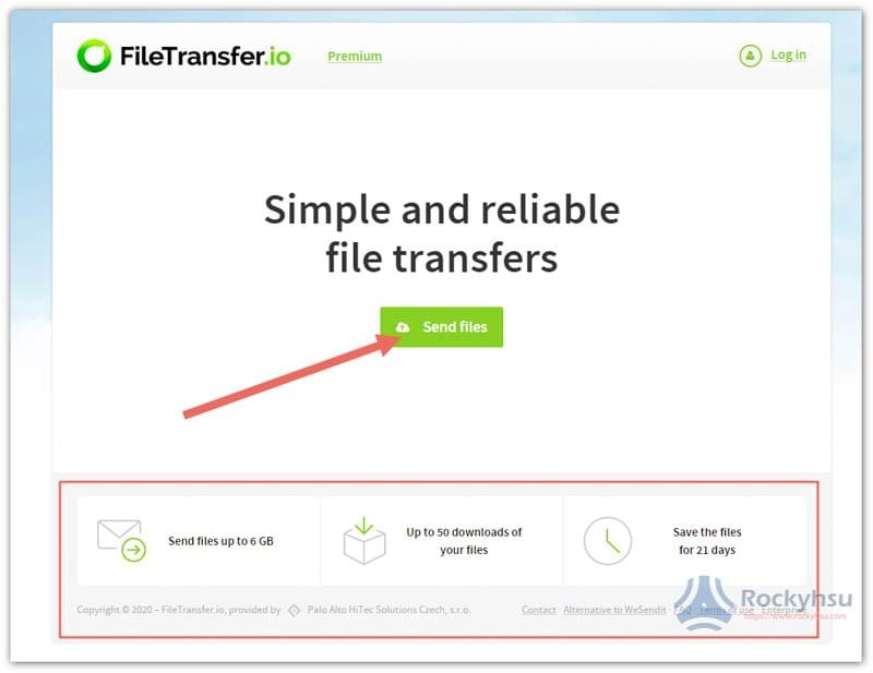 Filetransfer.io：操作超简单 免注册 提供最大 6GB、无文件数量限制的免费文件分享空间