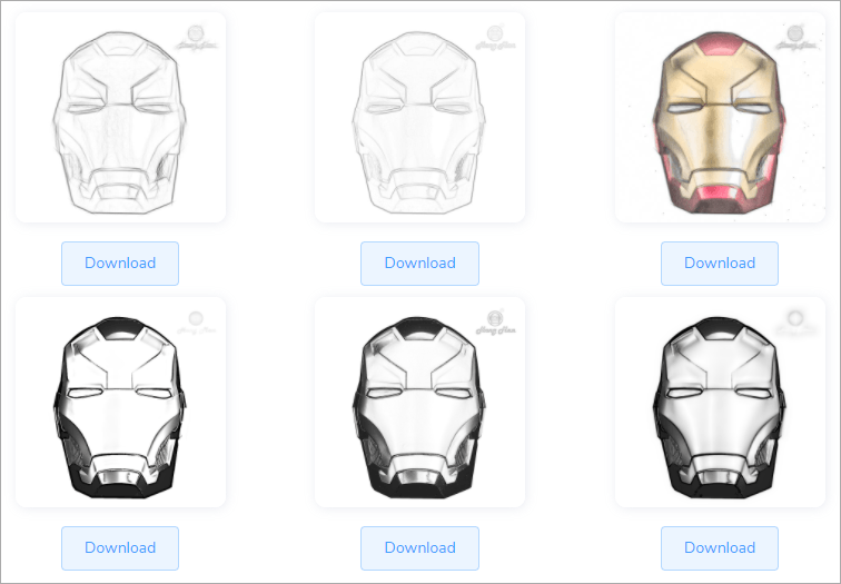 Image to Sketch AI ：线上照片转素描工具 让你一次拥有多张不同风格素描画！