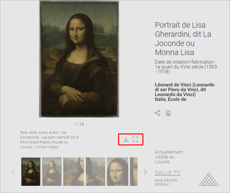 Louvre：法国罗浮宫线上历史文物收藏网，共有 48 万件作品让你免费下载！