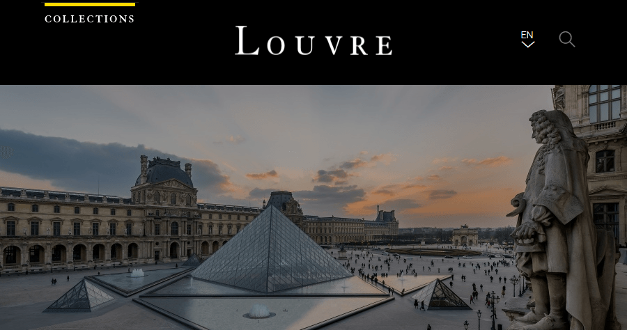 Louvre：法国罗浮宫线上历史文物收藏网，共有 48 万件作品让你免费下载！