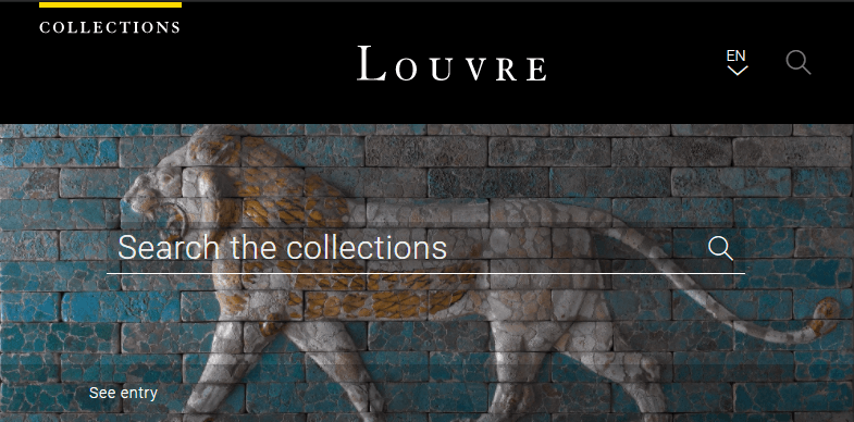 Louvre：法国罗浮宫线上历史文物收藏网，共有 48 万件作品让你免费下载！