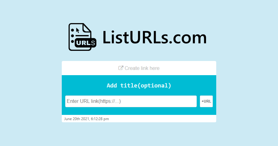 ListURLs：多网址一键合并短网址工具