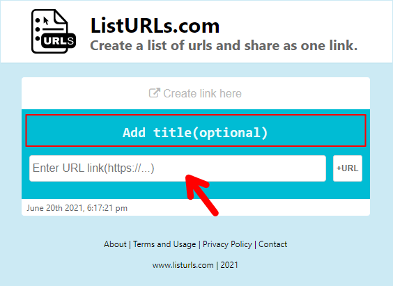 ListURLs：多网址一键合并短网址工具